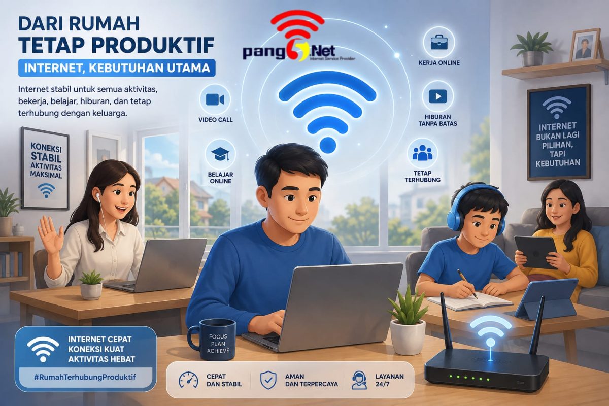 PanglimaNet Rilis Dari Rumah Tetap Produktif: Internet Jadi Kebutuhan Utama