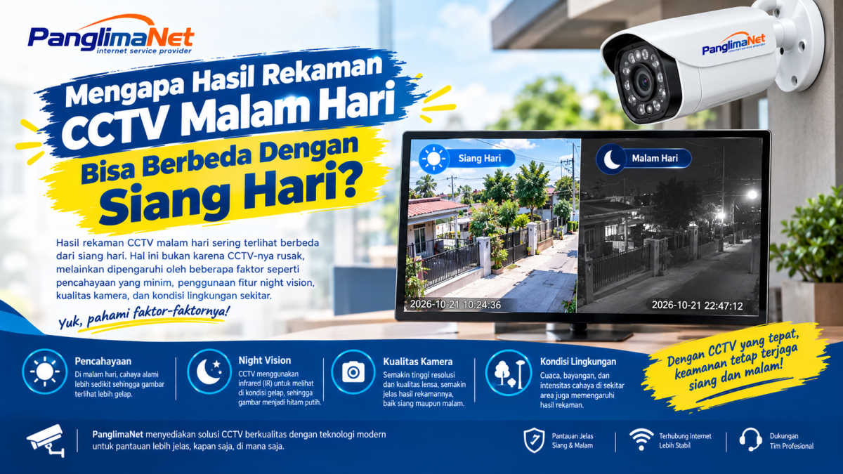 Mengapa Hasil Rekaman CCTV Malam Hari Bisa Berbeda Dengan Siang Hari?